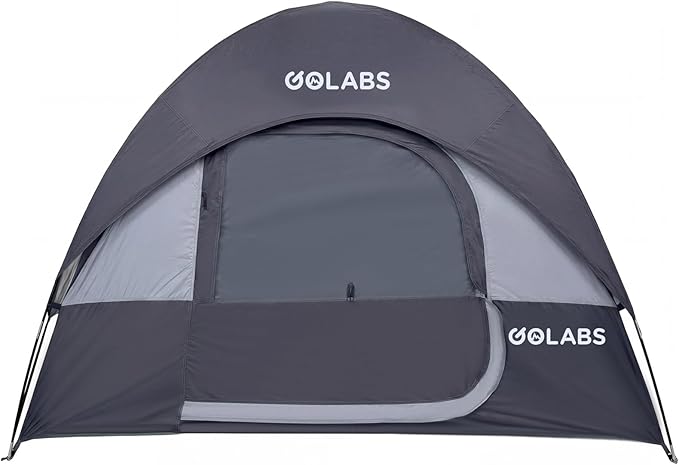 Golabs CT1 2 Person Camping Tent, Easy Set Up in 3 Mins, PU800mm Waterproof w/Mesh Top & Door with Ventilation, Lightweigh...