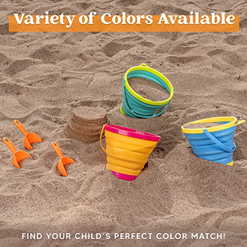 JOYIN 3 Packs Foldable Pail Bucket with Shovels & Mesh Bag, Collapsible Buckets Multi Purpose for Beach, Camping Gear, Bea...