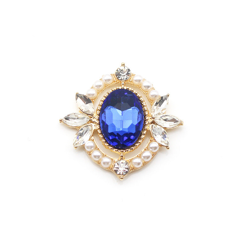 Glass Openwork Rhinestone Jewelry For Headwear And Bag Accessories