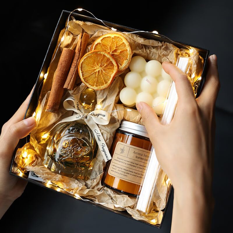 Birthday Gifts for Women, Gift for Women, Mom, Wife, Girlfriend, Sister, Friends, Her, Relaxing Spa Gifts Basket Self Car...
