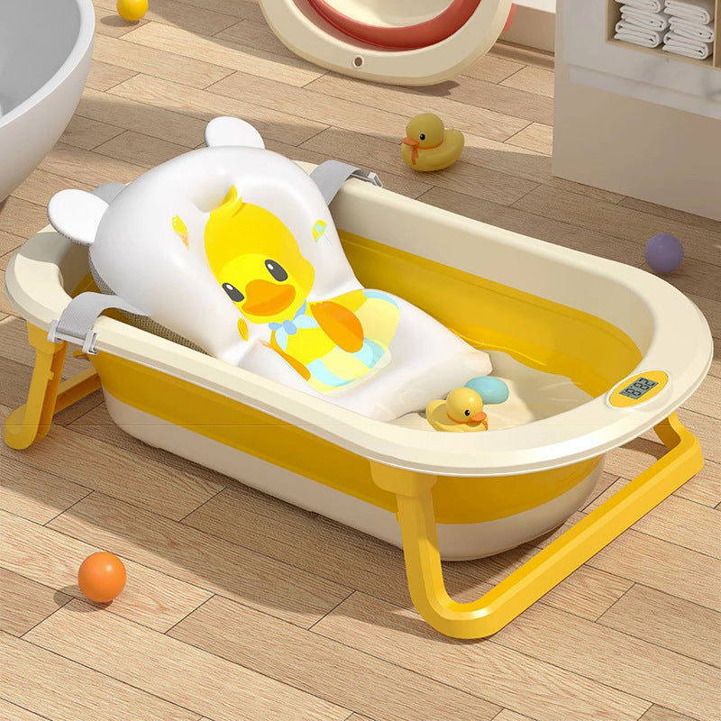 Newborn Baby Bath Support Mat Baby Bath Net Tub Floating Bath Pad