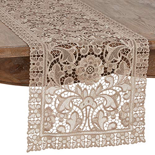 Floral Vintage Lace Table Runner