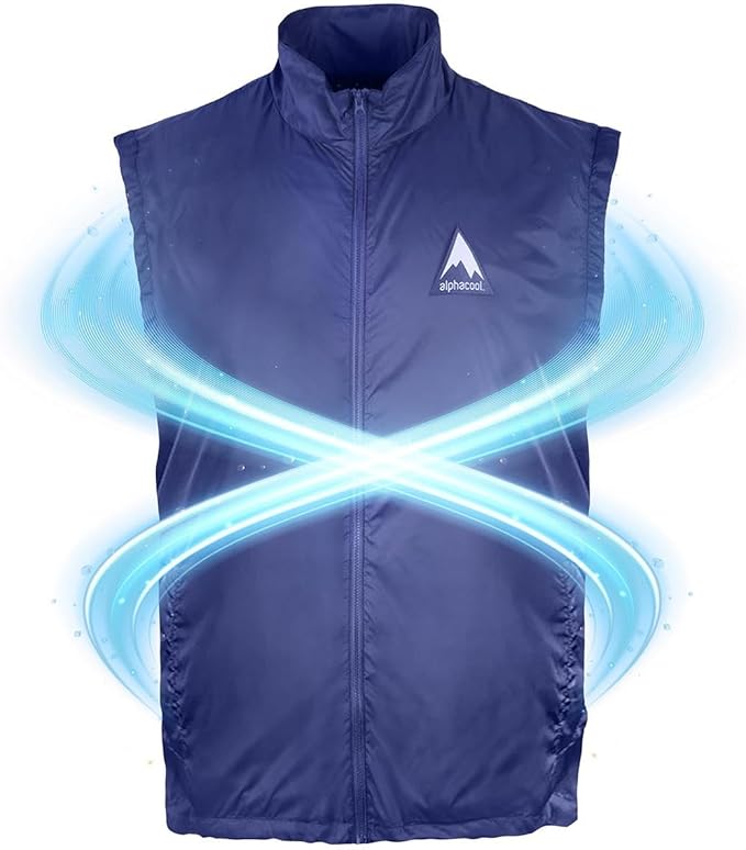 AlphaCool Cooling Fan Vest with 2 Fans for Men & Women – Personal Wearable Air Conditioner