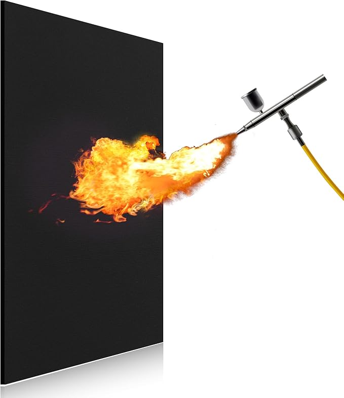 FLASLD 9×12in Heat Shield Thermal Barrier Blanket Insulation Reflective Material High Temp Protection Carbon Felt for Stov...
