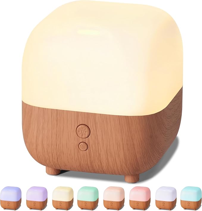 InnoGear 150ml Essential Oil Diffuser, 5-in-1 Diffusers for Home Scent Mother's Gift 8 LED Color Aromatherapy Diffuser Air...