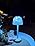 Waterproof Bathroom Shower Lamp with Ocean Wave Projector, 2-in-1 Table Night Light, 16 RGB Colors, 3 White Modes, 5000mAh...