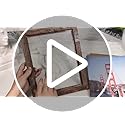 iRahmen 11x14 Picture Frame Set of 2 with Tempered Glass, Rustic Brown Frame Display 8x10 Pictures with Mat or 11 x 14 Wit...