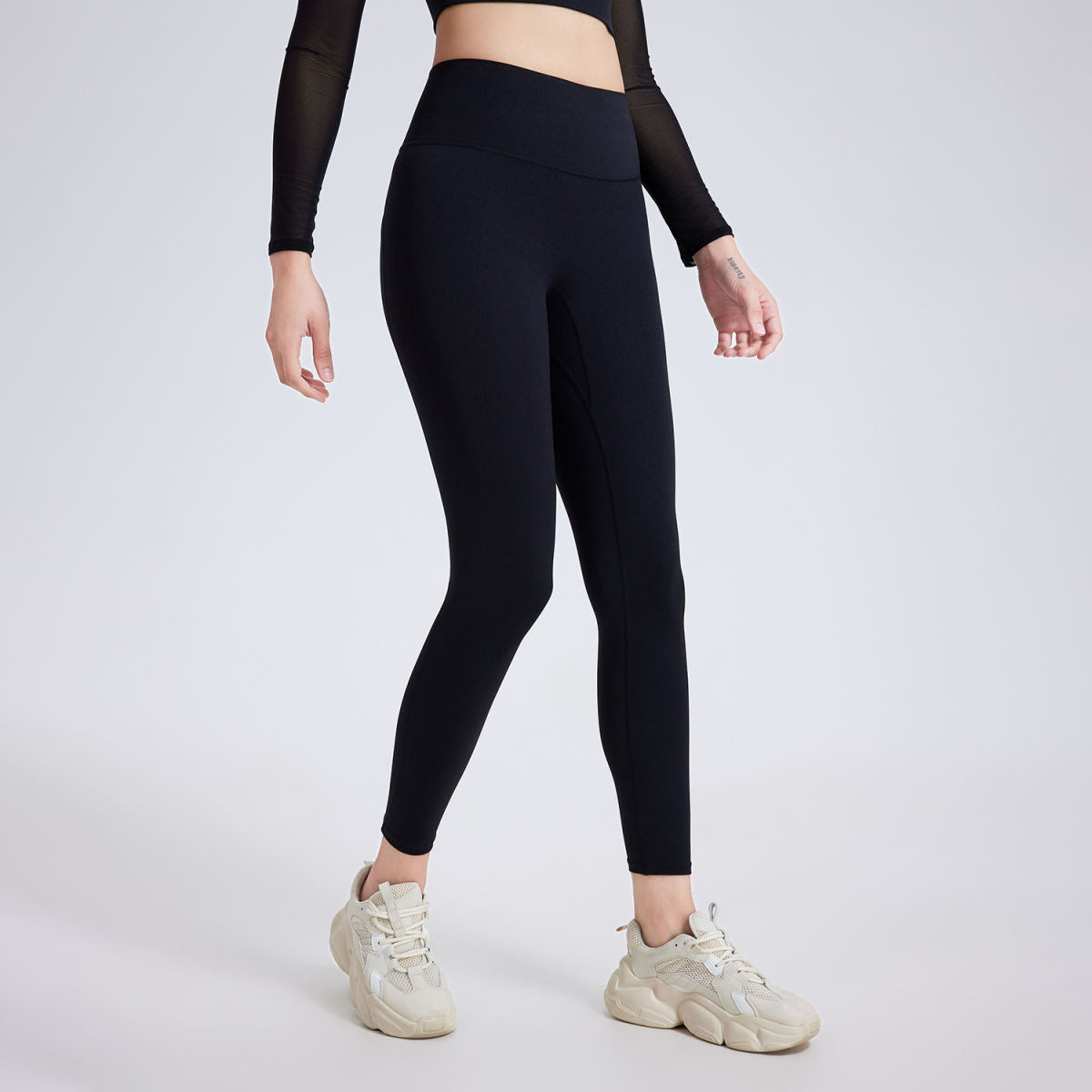High Waist Peach Hip Lifting Nude Feel Yoga Pants Women