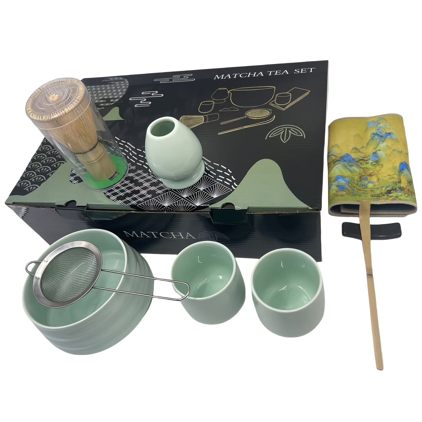 Nine-piece Japanese-style Matcha Tea Set