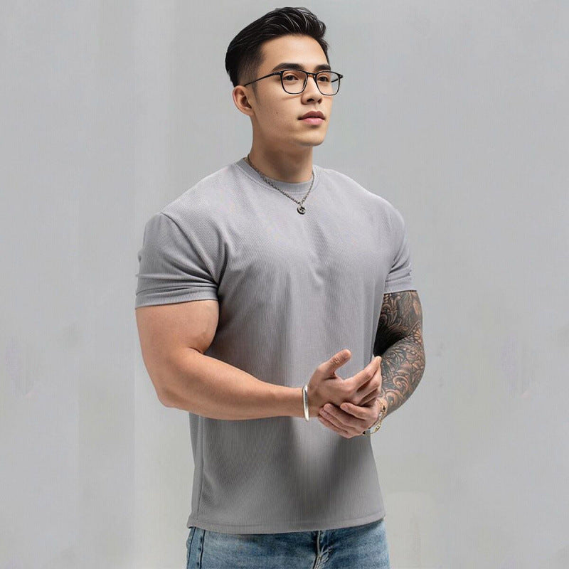 Anti-Wrinkle Quick-drying Fitness Exercise Short T-shirt