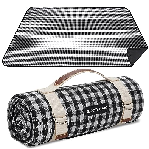 Picnic Outdoor Blankets Waterproof Extra Large - Beach Mat Sand Free Foldable with Carry Strap | Portable Camping Blanket...