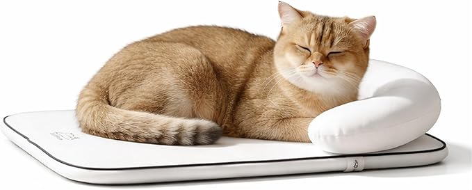 Nona Pelona Self Cooling Pet Mat – Cooling Pad for Cats and Small Dogs – No Gel, No Water, Removable Washable Cover, Anti-...