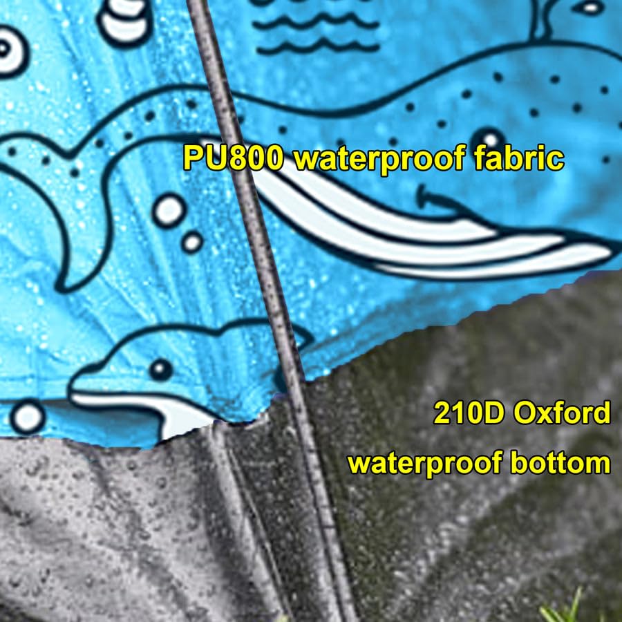 Ocean World 3-4 Person Family and Baby Beach Tent – Cool Beach Essentials for Shade, UPF 50+ UV Protection and PU800 Water...