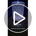 Earnest Living Essential Oil Diffuser for Large Room White Ceramic 250ml Aromatherapy Diffuser with 4 Timers 7 Night Light...