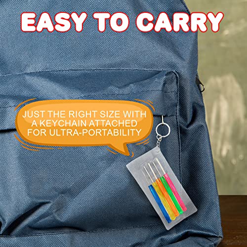 ArtCreativity 5 PC Mini Screwdriver Keychain Set, Pack of 12, Set Includes 5 Screw Drivers and Portable Pouch, Cool Birthd...