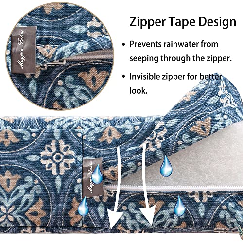 Magpie Fabrics Patio Bench Cushion Cover 45x18x3 Inch, NO Insert! Water&Fade Resistant Outdoor Loveseat Replacement Cover ...
