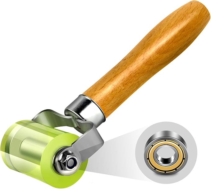 LUMITECO Bearings Equipped Automotive Car Audio Sound Deadening Application Wheel Roller, Heat Abatement Mat Wallpaper App...