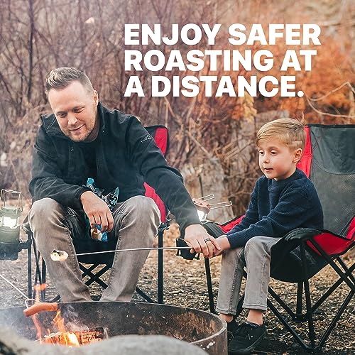 Grill Guru Smores Sticks for Fire Pit - Accessories for Campfire Marshmallow Roasting Sticks Smores Kit Outdoor-Smore Skew...