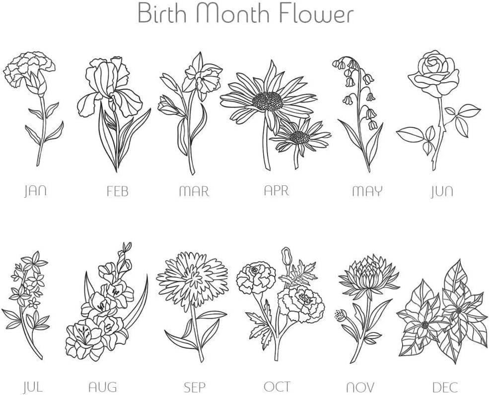 iDIY Ships Next Day, Bridesmaid Gifts Personalized Jewelry Box Custom Jewelry Organizer with Birth Flower & Name, Customiz...