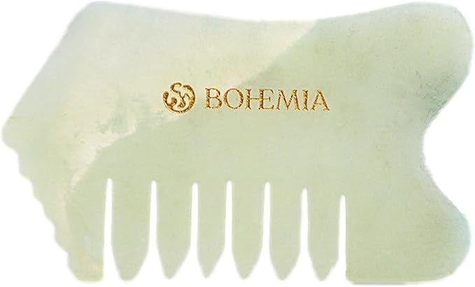 Bohemia Skin Gua Sha Facial Tools – Lymphatic Drainage Massager Stone & Face Massage Tools, Guasha Tool for Face. Great Se...