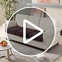VANSOFY Couch Cushion Covers for Sectional Sofa, Stretch Jacquard Couch Seat Cushion Covers, Individual Washable Furniture...
