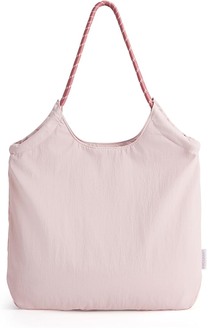 BAGSMART Beach Bags for Women, Beach Tote Bag Beach Bag with Zipper Travel Tote Bag for Women Sandproof Swim Pool Bag | Pa...