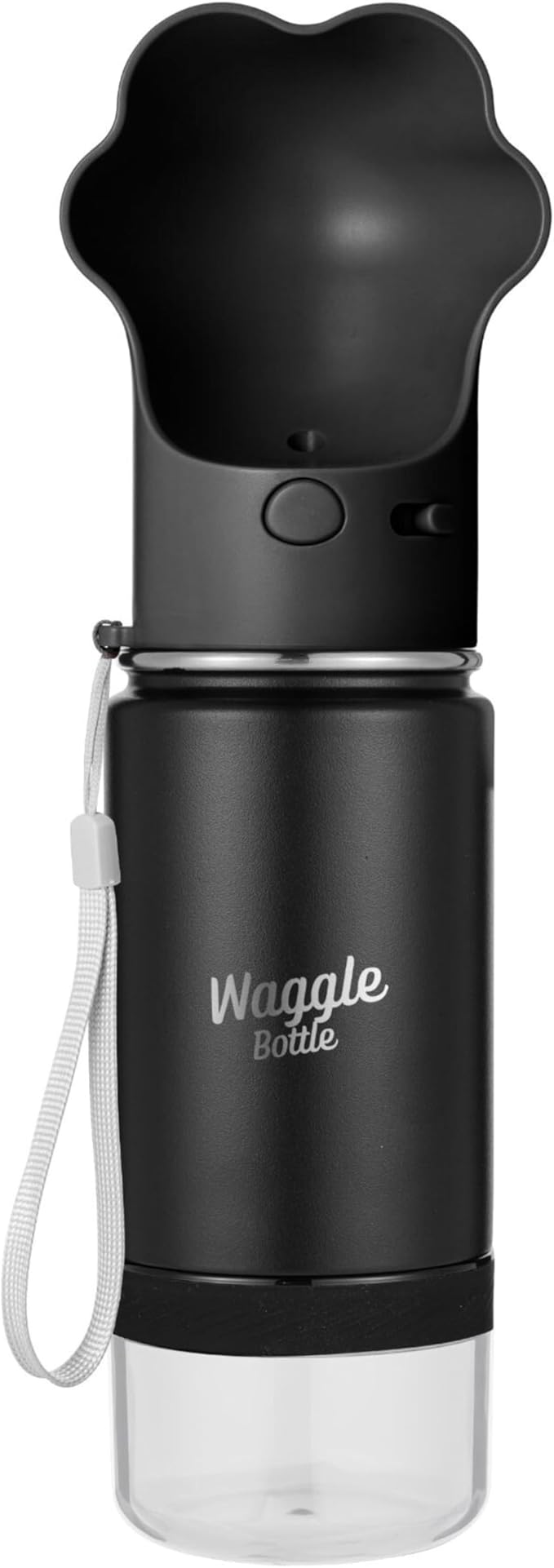 Waggle Bottle Stainless Steel Dog Travel Water Bottle, Double-Wall Vacuum Insulated Portable Dog Water Dispenser, Drink Cu...