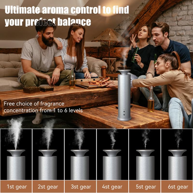 Waterless Diffuser Machine Scent Air Machine Covers 1800 Sq Ft for Home Diffusers Essential Oil Diffusers Studio Scent Dif...