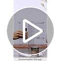 Masirs 360 Rotating Makeup Organizer Countertop - Adjustable Shelf Height - The Perfect Round Spinning Cosmetic Organizer ...