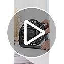 FARADAY USB Desk Fans 5 Inches Portable Table Fans 360° Head Rotation Small Personal Desktop Fan for Home Office, 3 Speed...