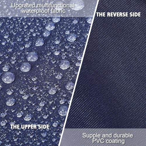 Mindsoft 4 Set Patio Cushion Covers Replacement Water UV Resistant Outdoor Cushion Slipcovers with Zipper Chair Seat Cover...