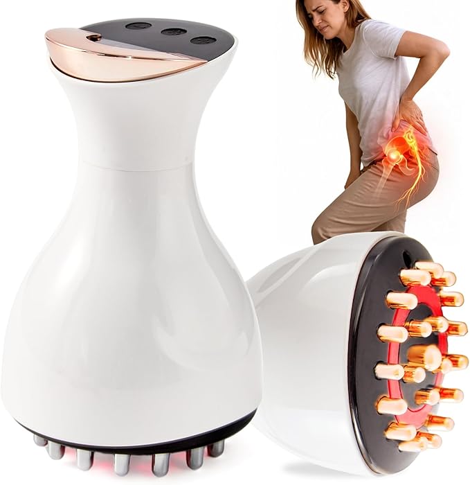 Kitusi Sciatica Pain Relief Devices – Deep Tissue Massager with Multi-Mode Technology, Heat & Light, Targeted Relief for S...