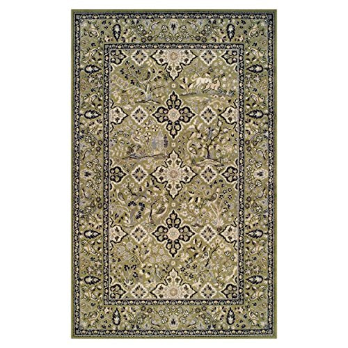 Superior Radcliffe Collection Area Rug, 8mm Pile Height with Jute Backing, Traditional European Tapestry Design, Fashionab...