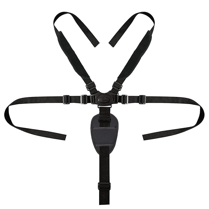 Universal 5 Point Adjustable Baby Seat Chest Harness for Child Seats, with Baby Shoulder Strap and Crotch Harness Pads for...