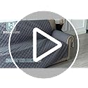H.VERSAILTEX Reversible Couch Cover for 3 Cushion Cover Pet Friendly Sofa Cover for Dog Washable Furniture Protector Water...