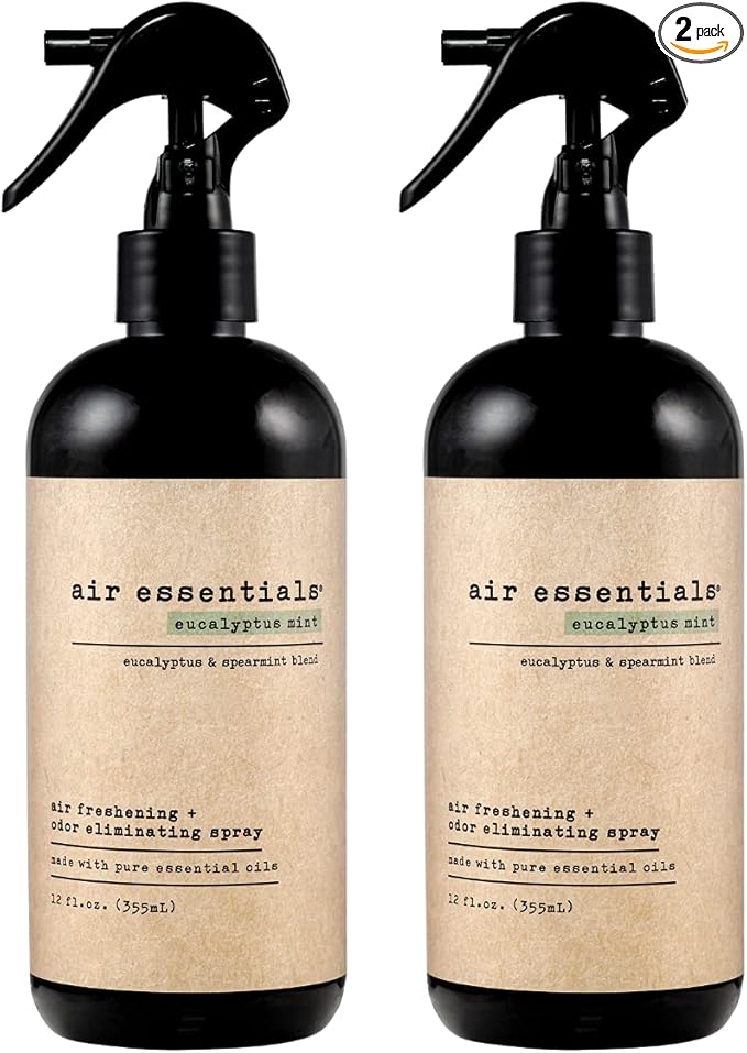 Air Essentials 12 oz Air Freshener & Odor Eliminator Spray - Neutralize Odors from Smoke, Pets, Food & Garbage in Homes, O...