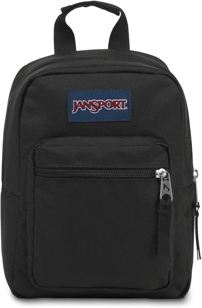 JanSport Big Break Insulated Lunch Bag - Small Soft-Sided Cooler Ideal for Class, Work, or Meal Prep, Black