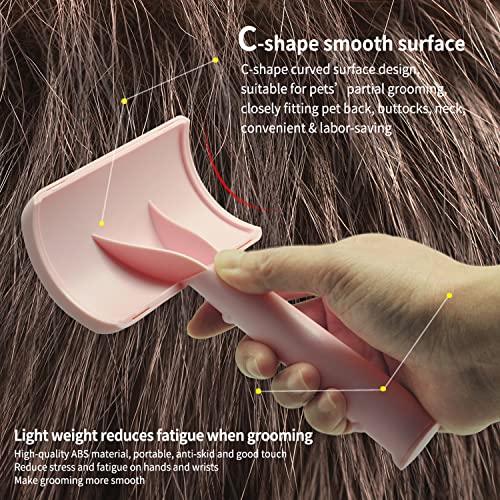LBMBAIC Super Dense Soft Slicker Brush for Thick and Long Fur Dogs - Grooming Brush for Fluff, Shedding, Tangles on Golden...