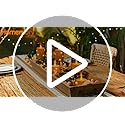 Homemory Flameless Candles with Embedded Star String Fairy Lights, Battery Operated Candles, LED Candle, Fake Candles with...