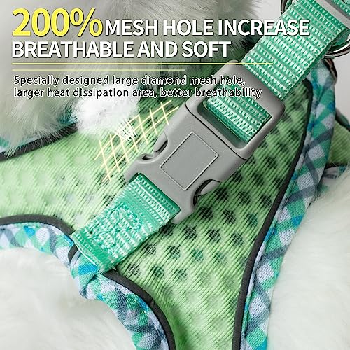 JOYPAWS Step in Dog Harness and Leash Set, No Pull Escape Proof Vest Harness with Soft Diamond Mesh and Reflective Bands, ...