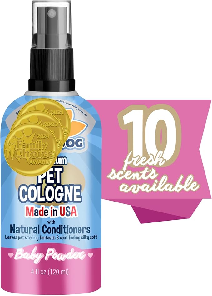 Bodhi Dog Premium Dog Cologne - Deodorizing Dog Perfume & Conditioner for Dogs & Cats - Natural Long Lasting Spray - Keeps...