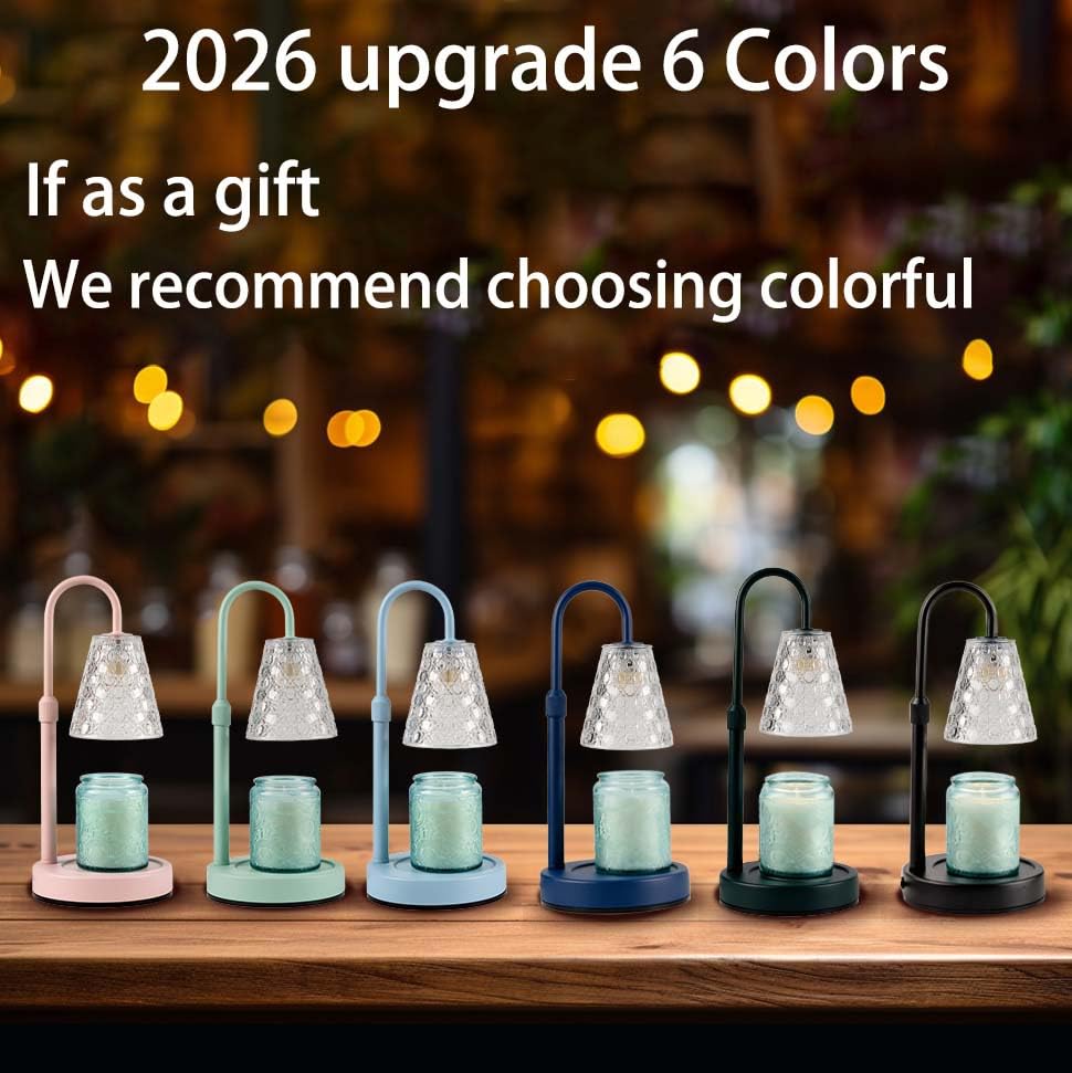 RMFSH Candle Warmer Lamp with Timer Dimmable, Birthday Gifts for Women Mom, House Warming Gifts New Home Decor, Wax Melt W...