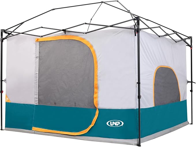 UNP Camping Canopy Tent - Inner Tent for 10' x 10' Pop Up Canopy, Simple Installation, Fully Vented Roof, Enclosed Canopy ...