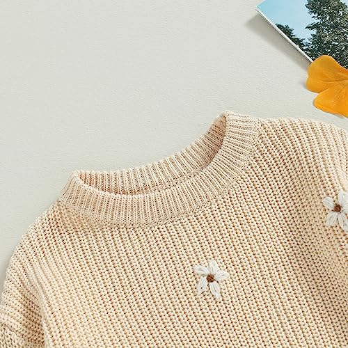 Afunbaby Baby Girl Boy Knit Sweater Blouse Pullover Sweatshirt Warm Crewneck Long Sleeve Tops for Infant Toddler