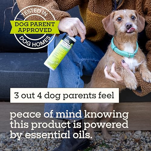 Pet Life Unlimited Natural Flea & Tick Spray for Dogs, 10 oz, Plant-Based Prevention & Treatment with Essential Oils, Kill...