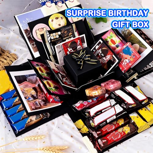 5-Layer creative explosion gift box, gift wrap box. Creating a 5-Layer of various gifts by yourself. An ideal, mysterious ...