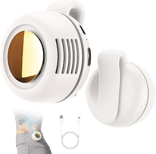 360° Rotatable Portable Mini Clip-on Fan, Small Fan Clip on for Shirt & Waist, 2026 New Adjustable 3-Speed Suspended Whirl...