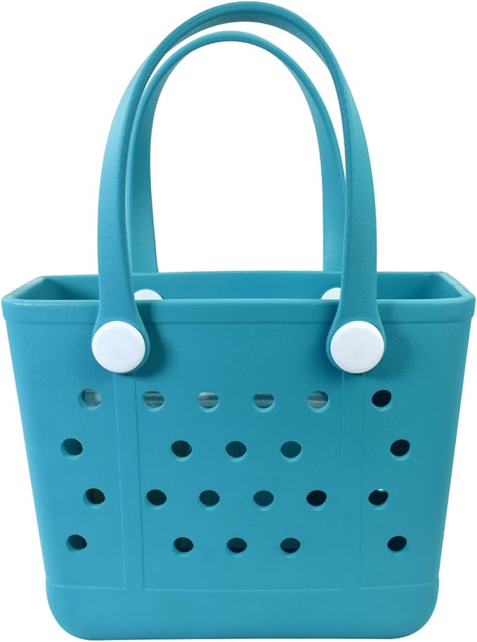 Addoklm Lightweight Extra large Rubber Beach Bag Small mini Tote Bag for Gym Waterproof medium Open Handbag for Pool Sports