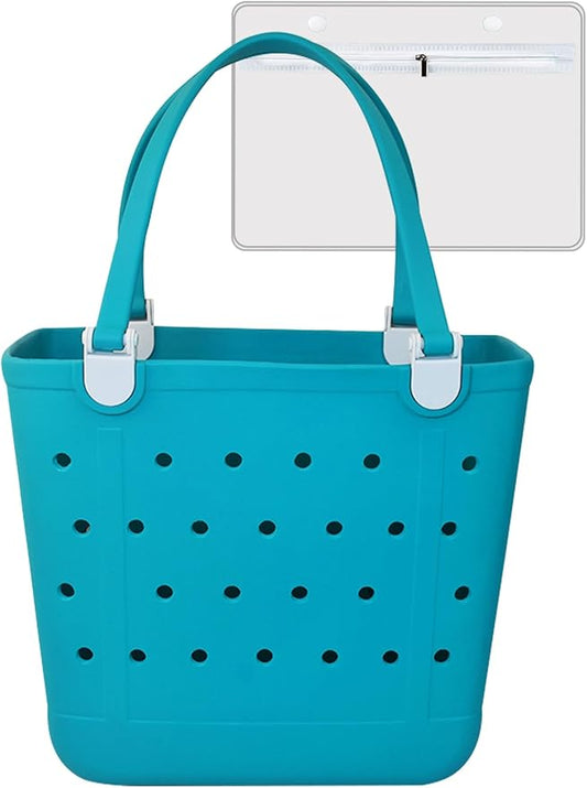 Uwyriwooq Beach Tote Bag, Original Large Rubber Beach Bag for Women, Pool Bag