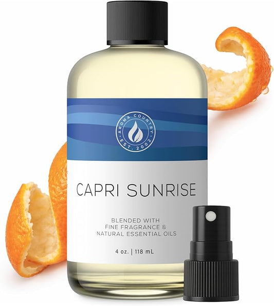 Aroma Country Capri Sunrise Diffuser Oil - Volcano Inspired - Luxury Essential Oils for Diffuser Refill & Air Freshener Ro...